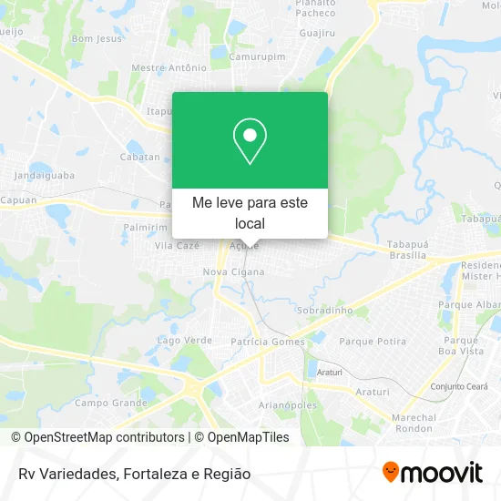 Rv Variedades mapa