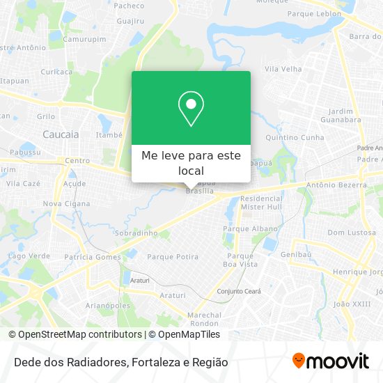 Dede dos Radiadores mapa