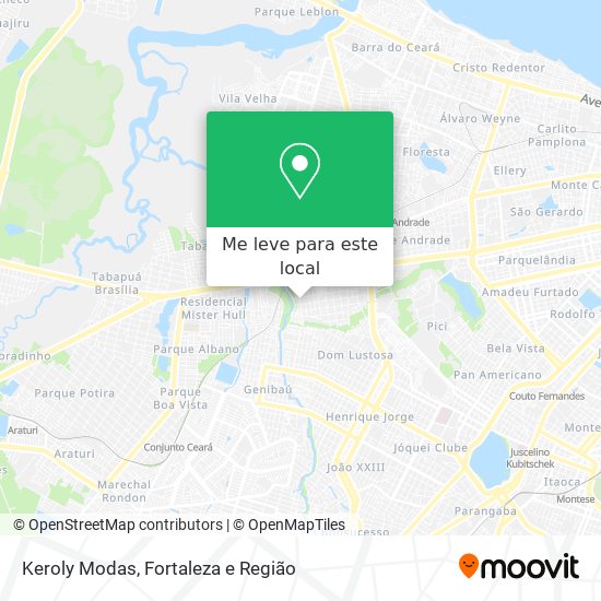 Keroly Modas mapa
