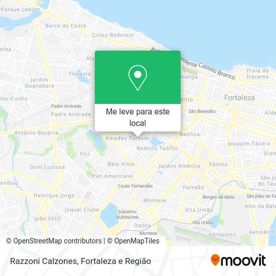 Razzoni Calzones mapa