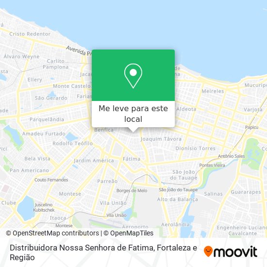 Distribuidora Nossa Senhora de Fatima mapa