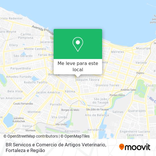 BR Servicos e Comercio de Artigos Veterinario mapa