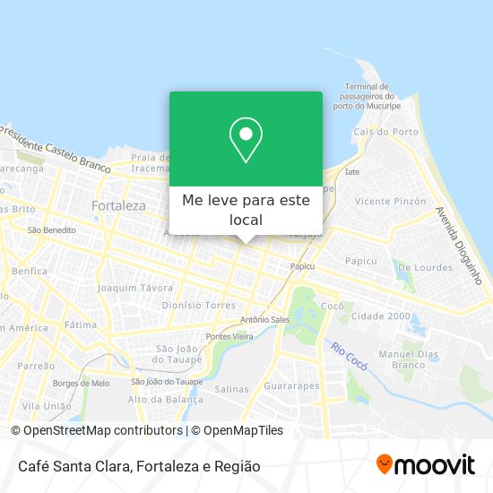 Café Santa Clara mapa