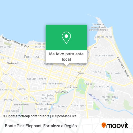 Boate Pink Elephant mapa