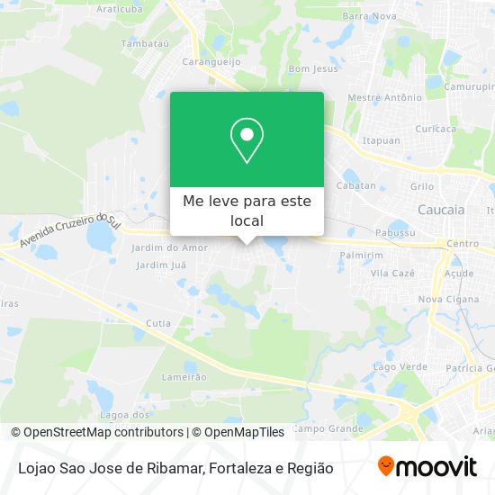 Lojao Sao Jose de Ribamar mapa