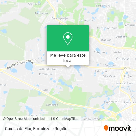Coisas da Flor mapa