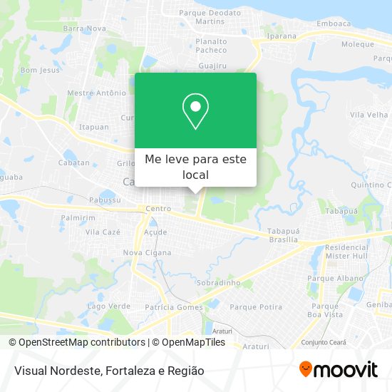 Visual Nordeste mapa