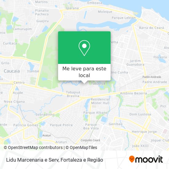 Lidu Marcenaria e Serv mapa