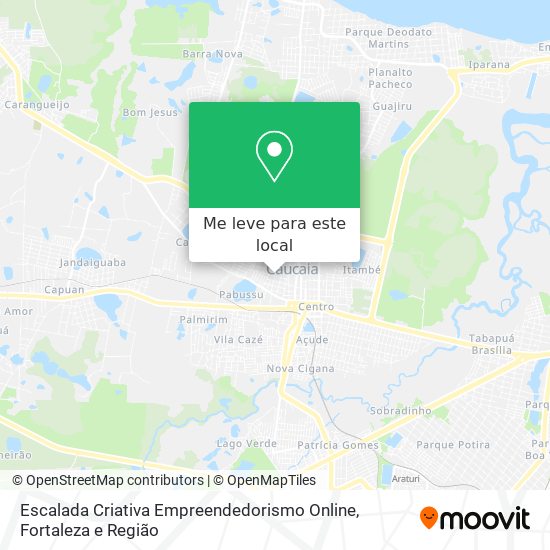 Escalada Criativa Empreendedorismo Online mapa