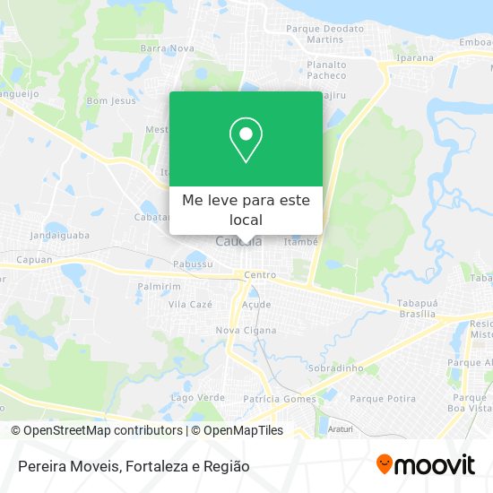 Pereira Moveis mapa