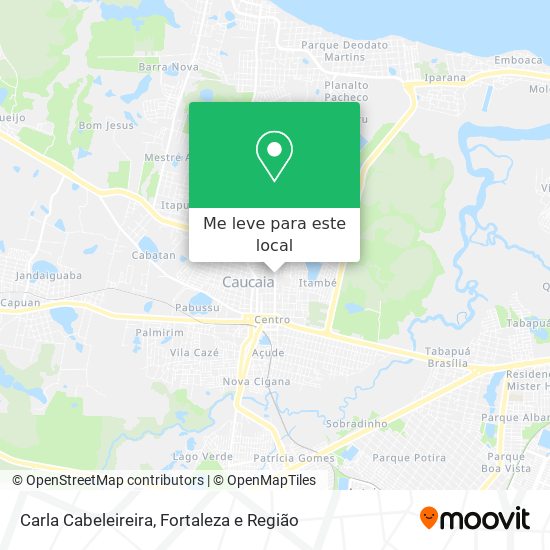 Carla Cabeleireira mapa