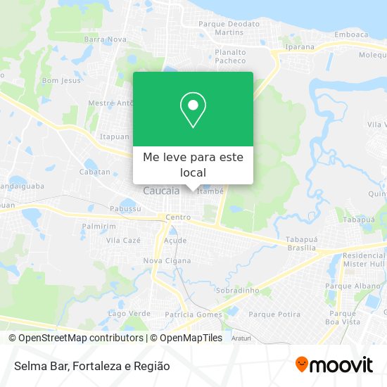 Selma Bar mapa