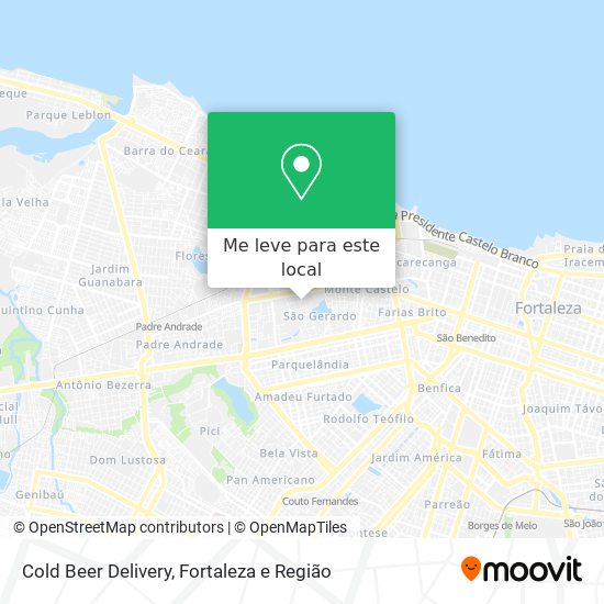 Cold Beer Delivery mapa