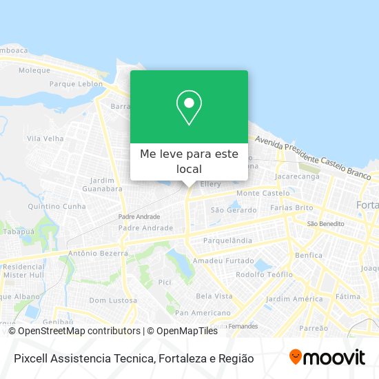 Pixcell Assistencia Tecnica mapa