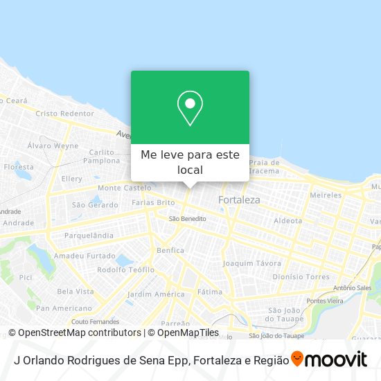 J Orlando Rodrigues de Sena Epp mapa