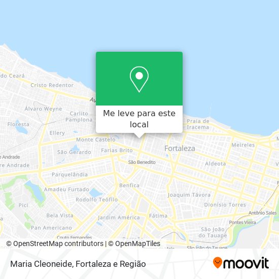 Maria Cleoneide mapa
