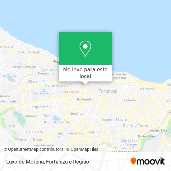 Luxo de Morena mapa