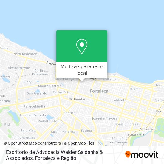 Escritorio de Advocacia Walder Saldanha & Associados mapa