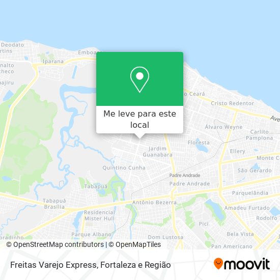 Freitas Varejo Express mapa