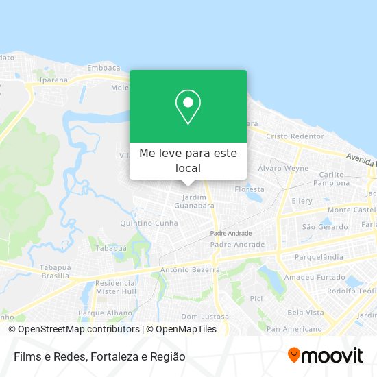 Films e Redes mapa