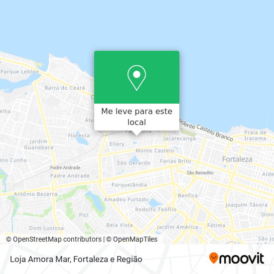 Loja Amora Mar mapa
