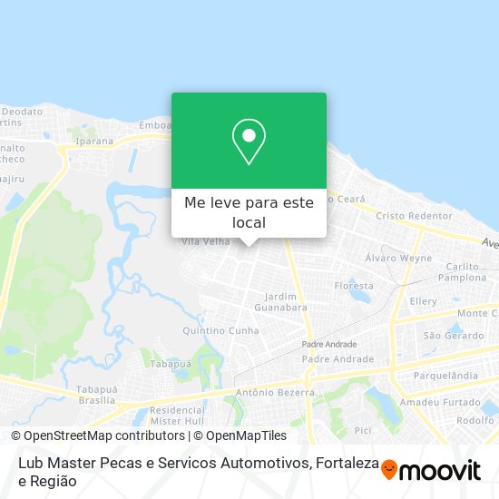 Lub Master Pecas e Servicos Automotivos mapa