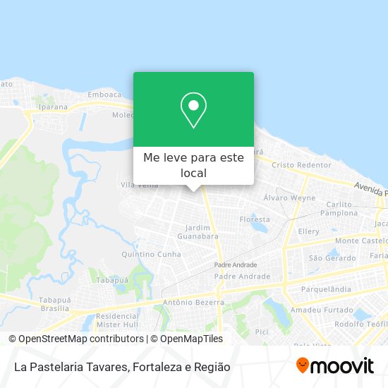 La Pastelaria Tavares mapa