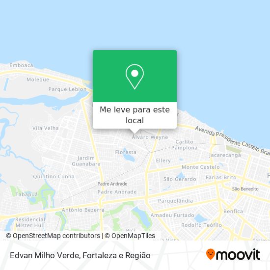 Edvan Milho Verde mapa