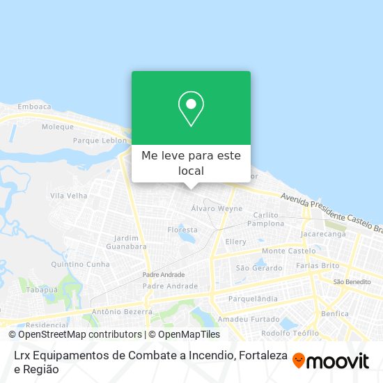 Lrx Equipamentos de Combate a Incendio mapa