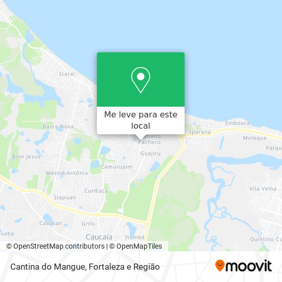 Cantina do Mangue mapa