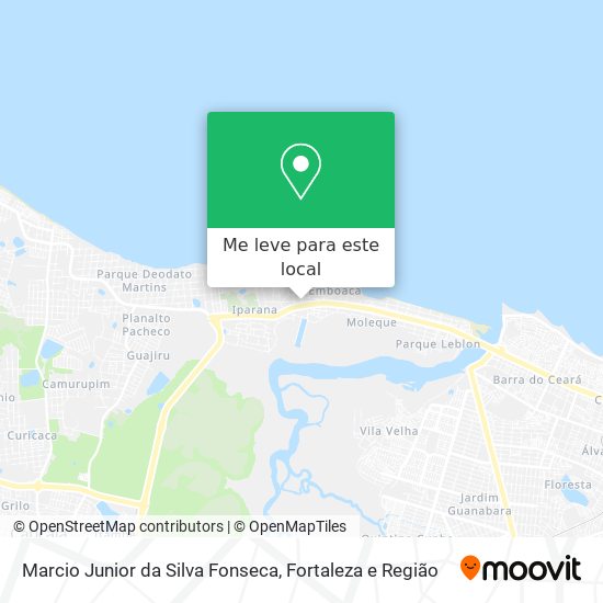Marcio Junior da Silva Fonseca mapa