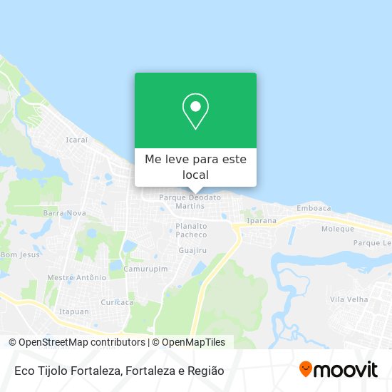 Eco Tijolo Fortaleza mapa