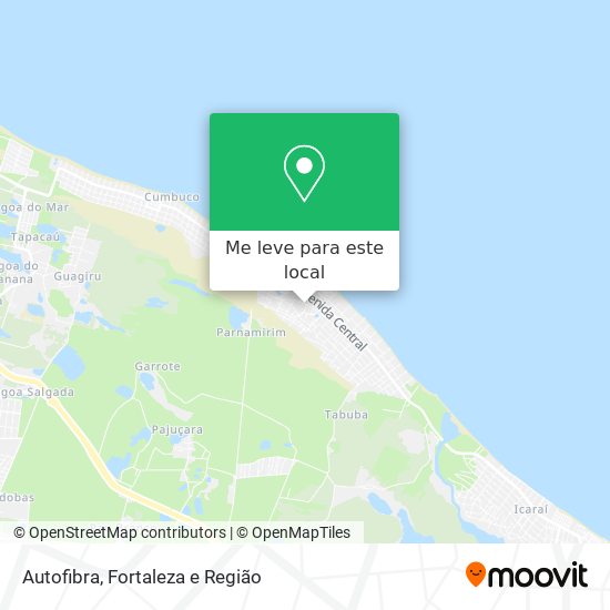 Autofibra mapa
