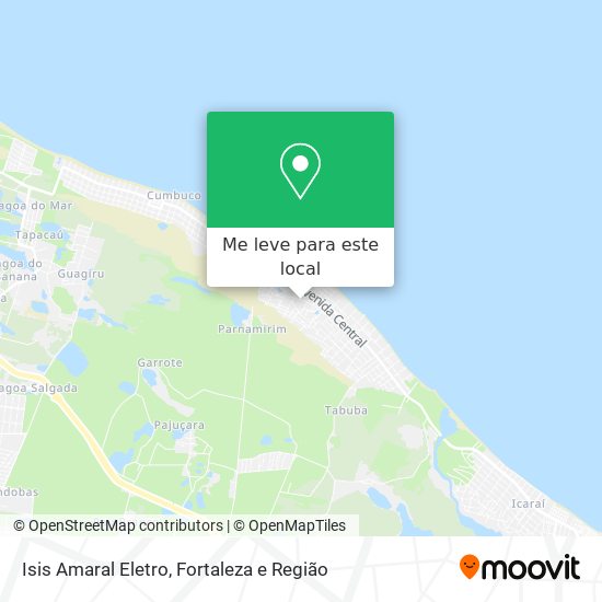 Isis Amaral Eletro mapa