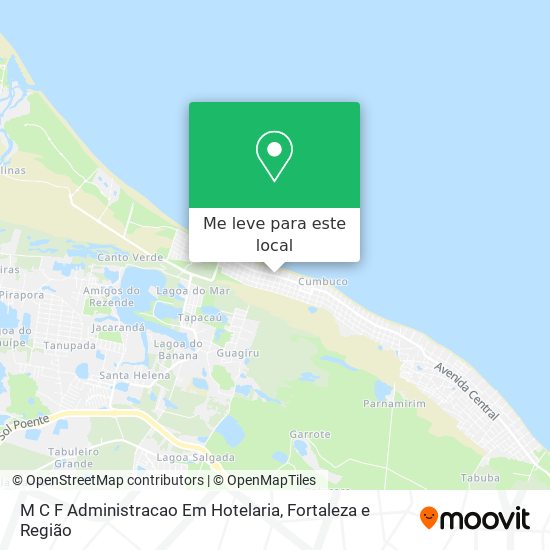 M C F Administracao Em Hotelaria mapa