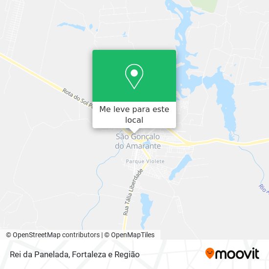 Rei da Panelada mapa