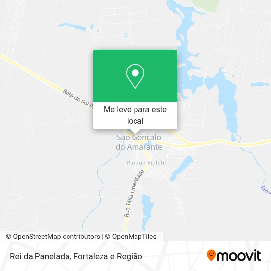 Rei da Panelada mapa