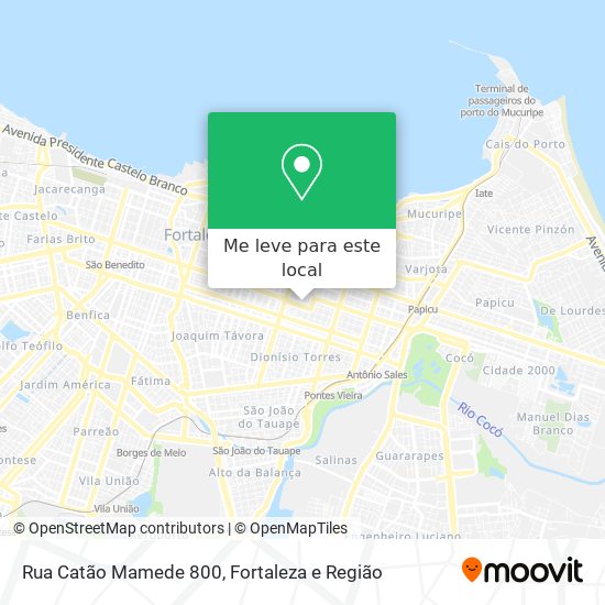 Rua Catão Mamede 800 mapa