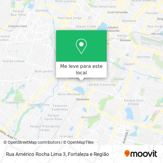 Rua Américo Rocha Lima 3 mapa