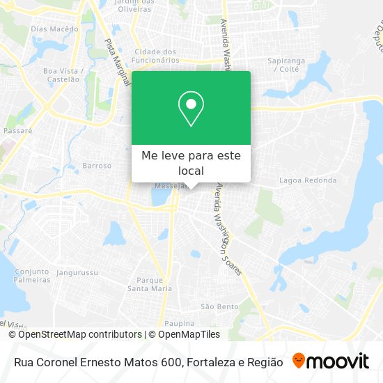 Rua Coronel Ernesto Matos 600 mapa