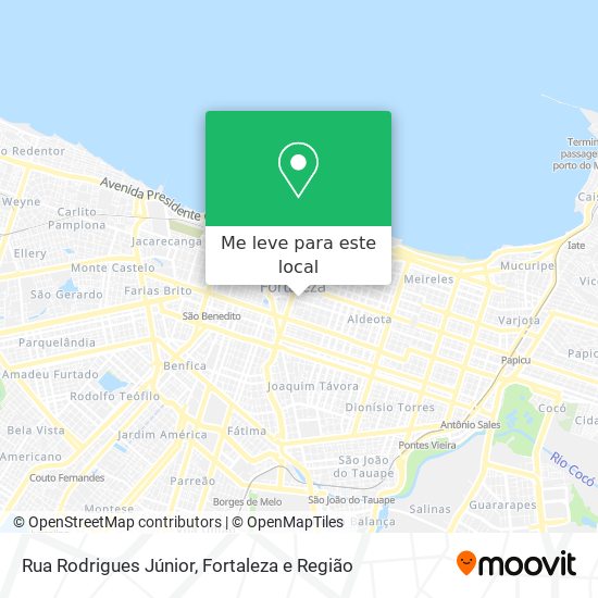 Rua Rodrigues Júnior mapa