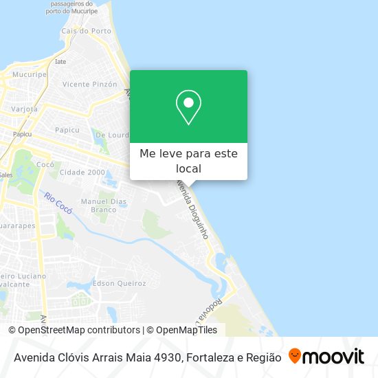 Avenida Clóvis Arrais Maia 4930 mapa