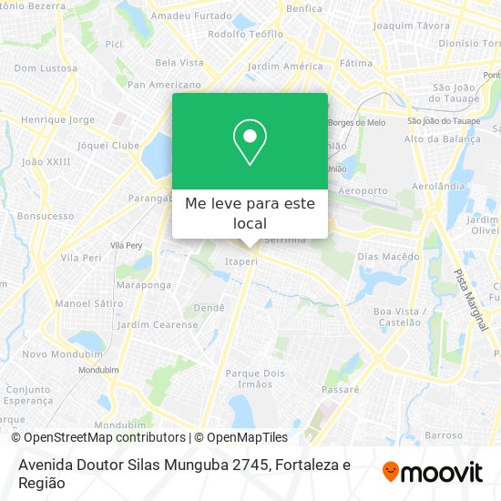 Avenida Doutor Silas Munguba 2745 mapa