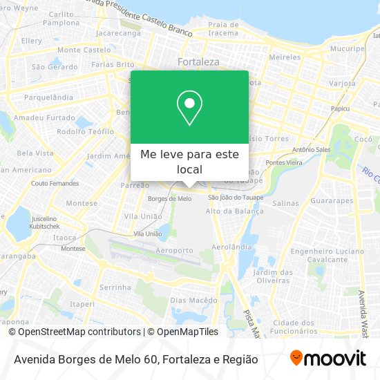 Avenida Borges de Melo 60 mapa
