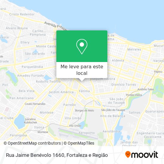 Rua Jaime Benévolo 1660 mapa
