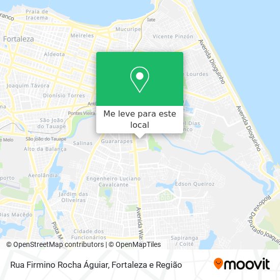 Rua Firmino Rocha Águiar mapa