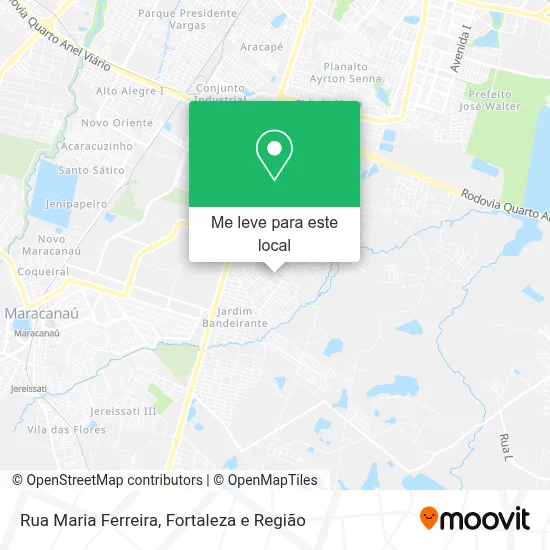 Rua Maria Ferreira mapa