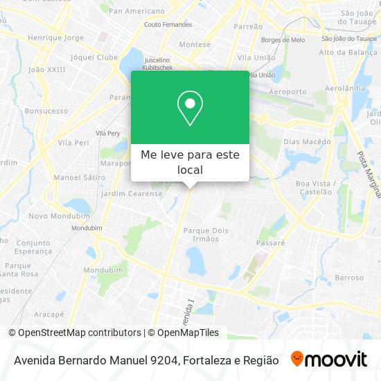 Avenida Bernardo Manuel 9204 mapa