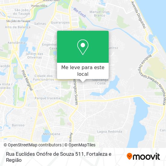 Rua Euclídes Onófre de Souza 511 mapa