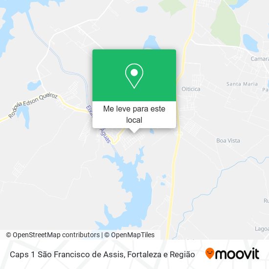 Caps 1 São Francisco de Assis mapa